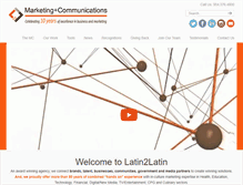 Tablet Screenshot of latin2latin.com